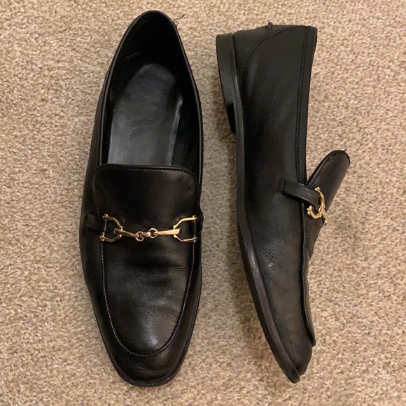 ZARA Black leather loafers - Picture 2 of 5